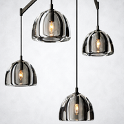 Glowen Glass Linear Chandelier 72