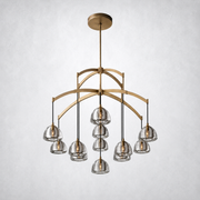 Glowen Glass Round Chandelier 48