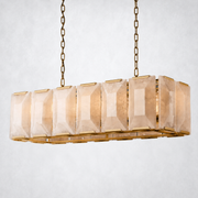 Ellington Calcite Rectangular Chandelier 42