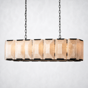 Ellington Calcite Rectangular Chandelier 42