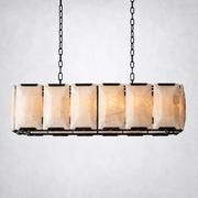 Ellington Calcite Rectangular Chandelier 42
