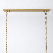 Ellington Calcite Rectangular Chandelier 54