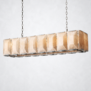 Ellington Calcite Rectangular Chandelier 54