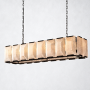 Ellington Calcite Rectangular Chandelier 54
