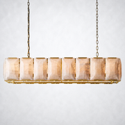 Ellington Calcite Rectangular Chandelier 54