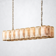Ellington Calcite Rectangular Chandelier 62