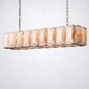 Ellington Calcite Rectangular Chandelier 62