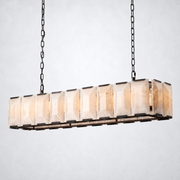Ellington Calcite Rectangular Chandelier 62