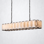 Ellington Calcite Rectangular Chandelier 74