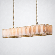 Ellington Calcite Rectangular Chandelier 74