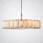Ellington Calcite Round Chandelier 60