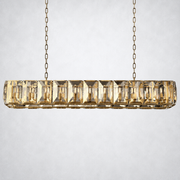 Ellington Crystal Rectangular Chandelier 74“