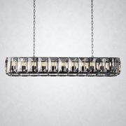 Ellington Crystal Rectangular Chandelier 74“