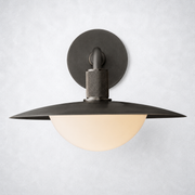 Ivory Round Sconce