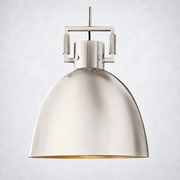 Caledon Brass Cloche Pendant  10″ 14″ 18″