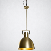 Caledon Brass Cloche Pendant  10″ 14″ 18″