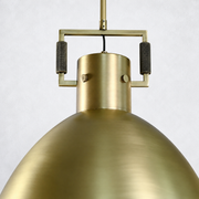 Caledon Brass Cloche Pendant  10″ 14″ 18″