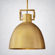 Caledon Brass Cloche Pendant  10″ 14″ 18″