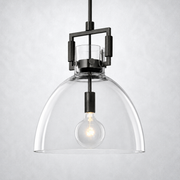 Caledon Glass Cloche Pendant  10″ 14″ 18″