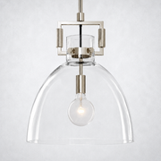 Caledon Glass Cloche Pendant  10″ 14″ 18″