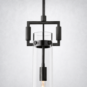 Caledon Glass Cylinder Pendant