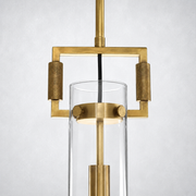 Caledon Glass Cylinder Pendant