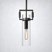 Caledon Glass Cylinder Pendant