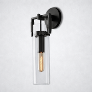 Caledon Glass Cylinder Wall Sconce 12''