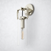 Caledon Glass Cylinder Wall Sconce 12''
