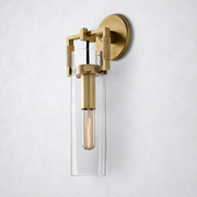 Caledon Glass Cylinder Wall Sconce 12''
