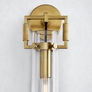 Caledon Glass Cylinder Wall Sconce 12''