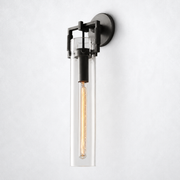 Caledon Glass Cylinder Wall Sconce 16''