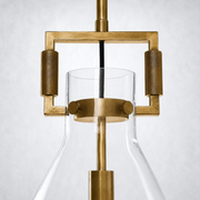 Caledon Glass Funnel Island Pendant