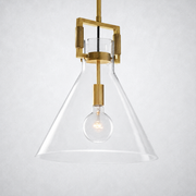 Caledon Glass Funnel Island Pendant