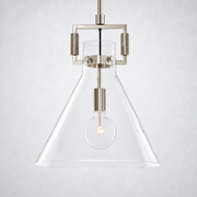 Caledon Glass Funnel Island Pendant