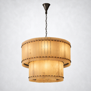Sorella Alabaster Round Tiered Chandelier 37
