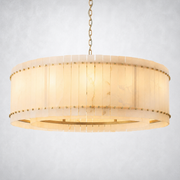 Sorella Alabaster Round Chandelier 48