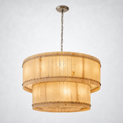 Sorella Alabaster Round Tiered Chandelier 48