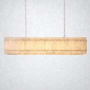 Sorella Alabaster Linear Chandelier 54