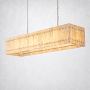 Sorella Alabaster Linear Chandelier 54