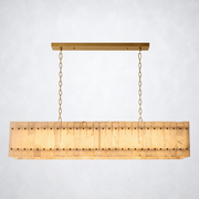 Sorella Alabaster Linear Chandelier 54