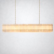 Sorella Alabaster Linear Chandelier 72
