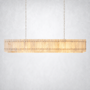 Sorella Alabaster Linear Chandelier 72