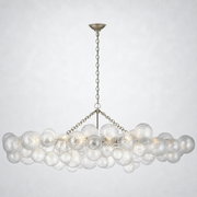 Aurum Glass  Linear Chandelier 63