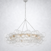 Aurum Glass  Ring Chandelier 54