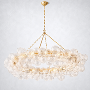 Aurum Glass  Ring Chandelier 63