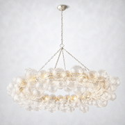Aurum Glass  Ring Chandelier 63