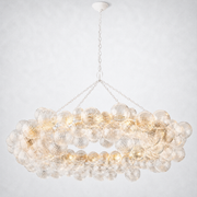 Aurum Glass  Ring Chandelier 63