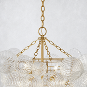 Aurum Glass  Round Chandelier 33