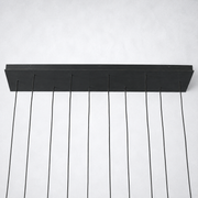 Aurelia Tubular Linear Chandelier